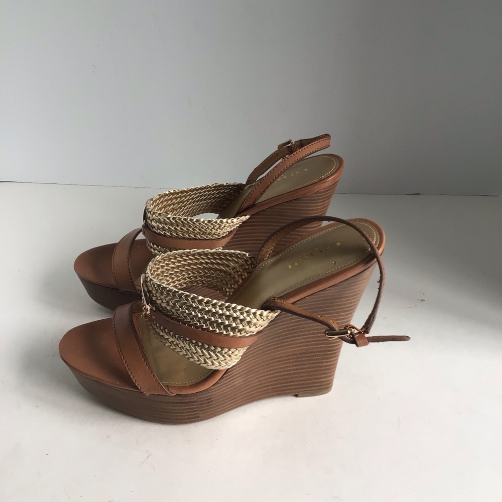 Coach Beatriz Women Sz 9 Wedge Heel Platform Sandal Slingback - Picture 7 of 12